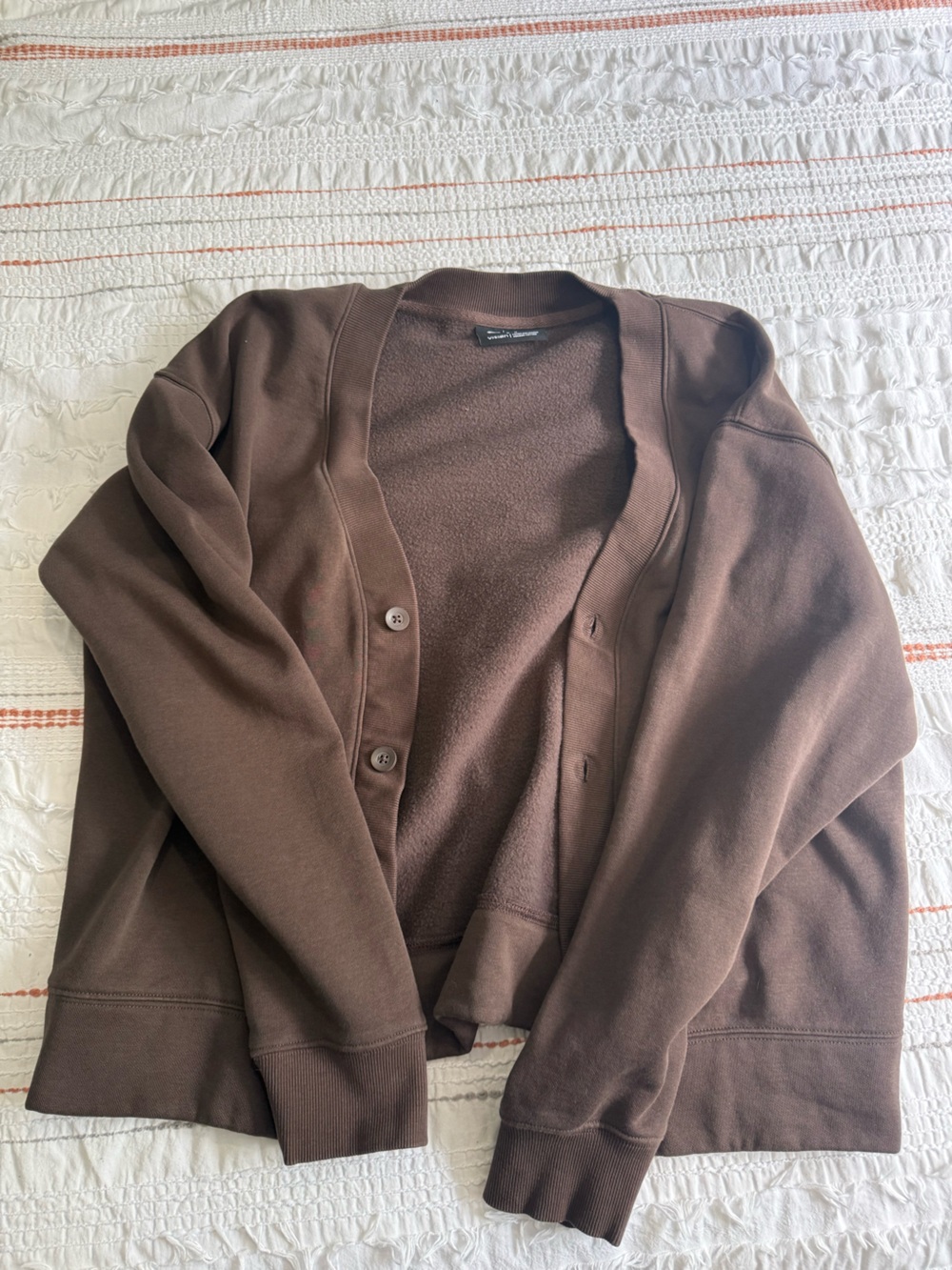 Men's Brown Button-Front Jacket